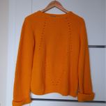 Pomarańczowy sweter