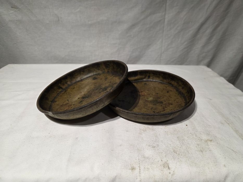 Szalki mosiężne do wagi 5kg Carski Lejba Sznejder 1911r.