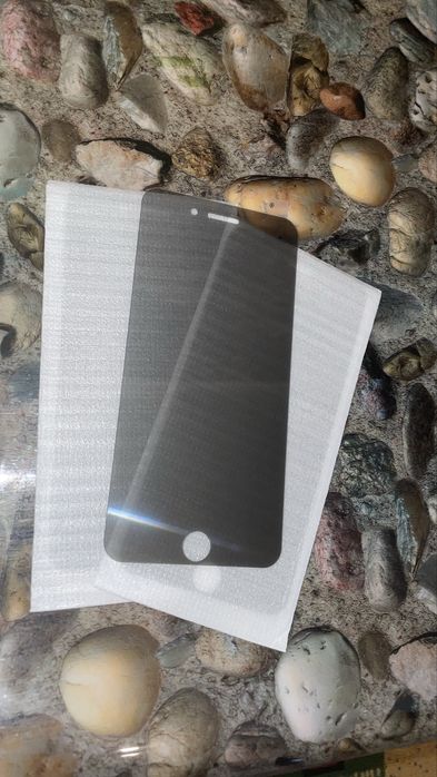 Защитное стекло анти шпион на айфон 8+