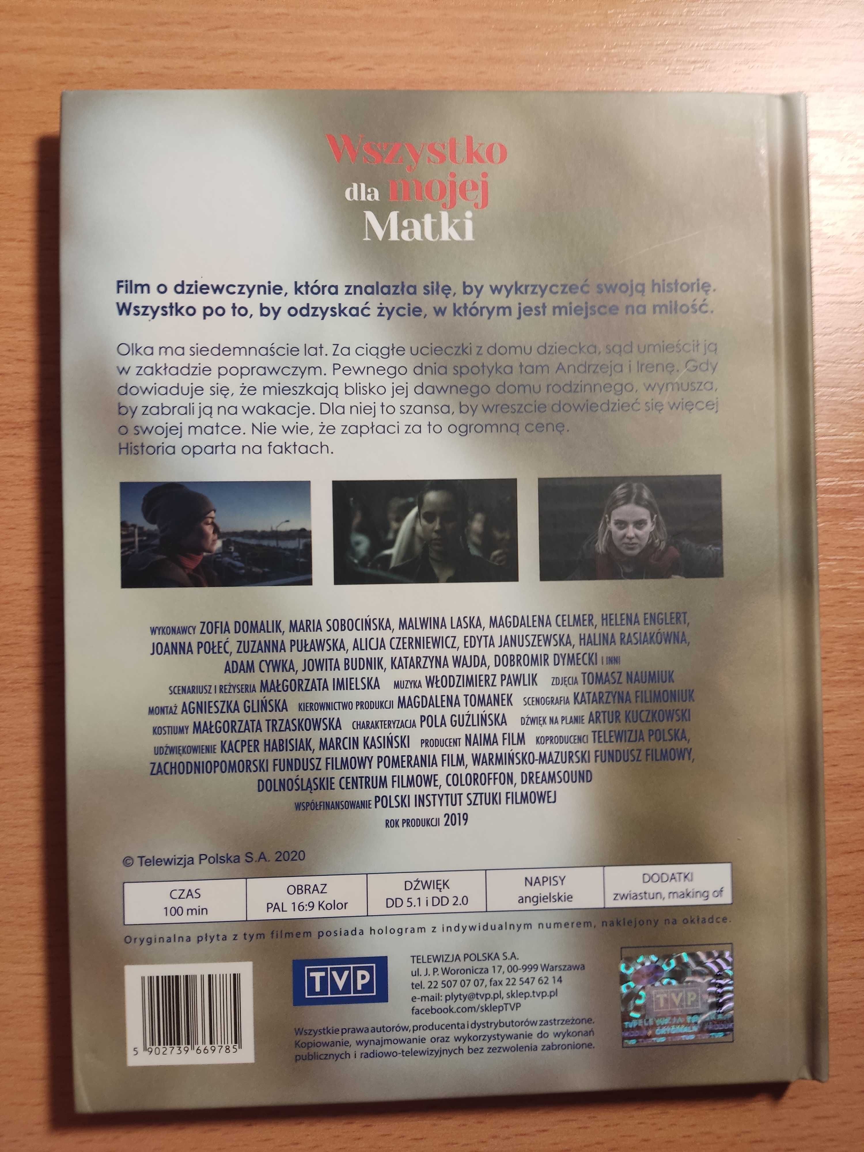 Wszystko dla mojej Matki DVD