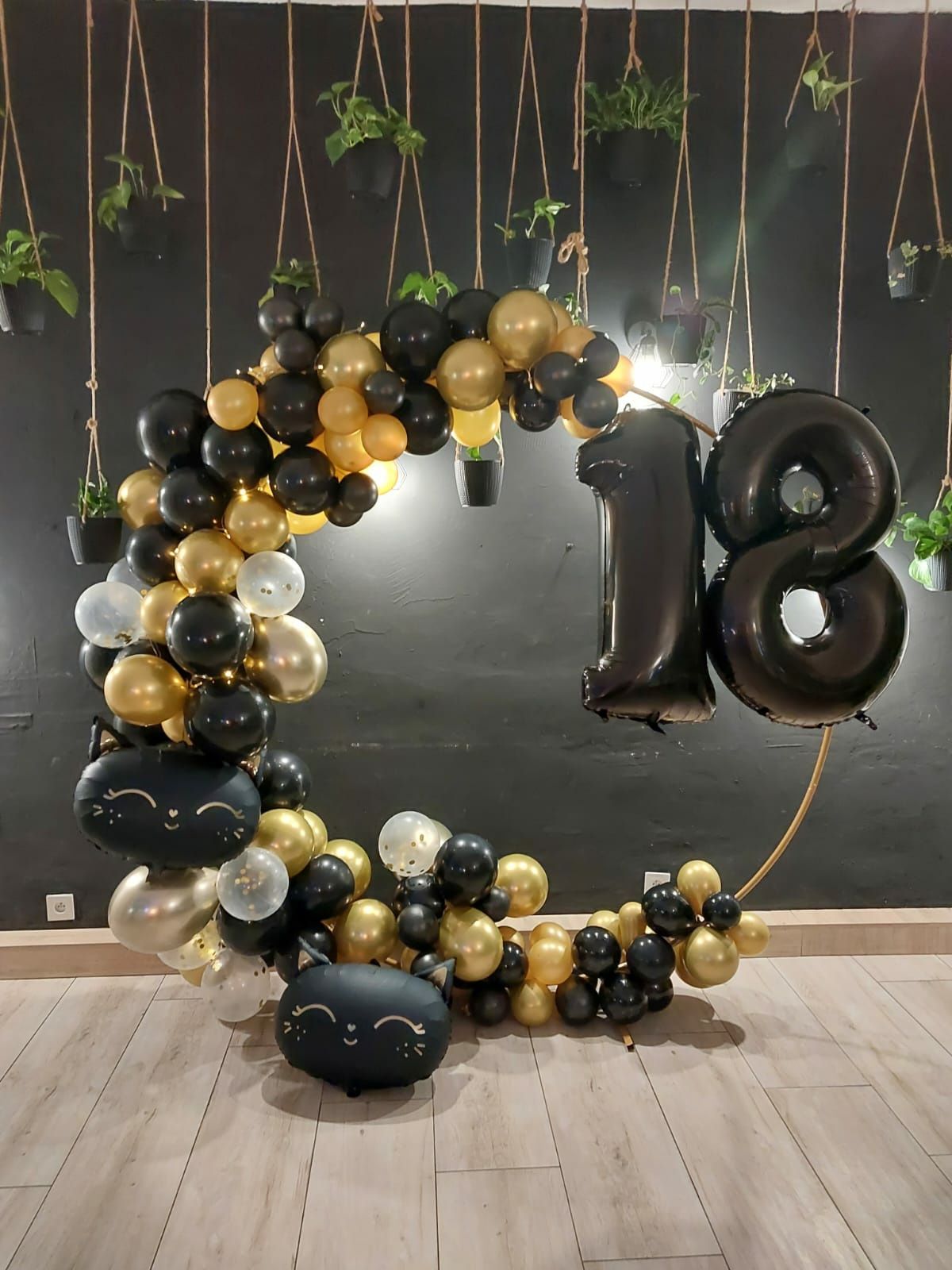 Kolo dekoracyjne obręcz na impreze stojak stelaż na balony