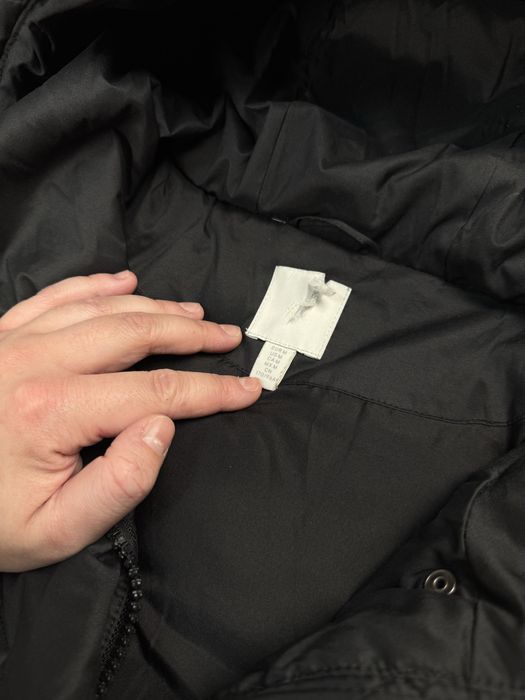 Жіноча стильна тепла довга зимня куртка h&m чорна