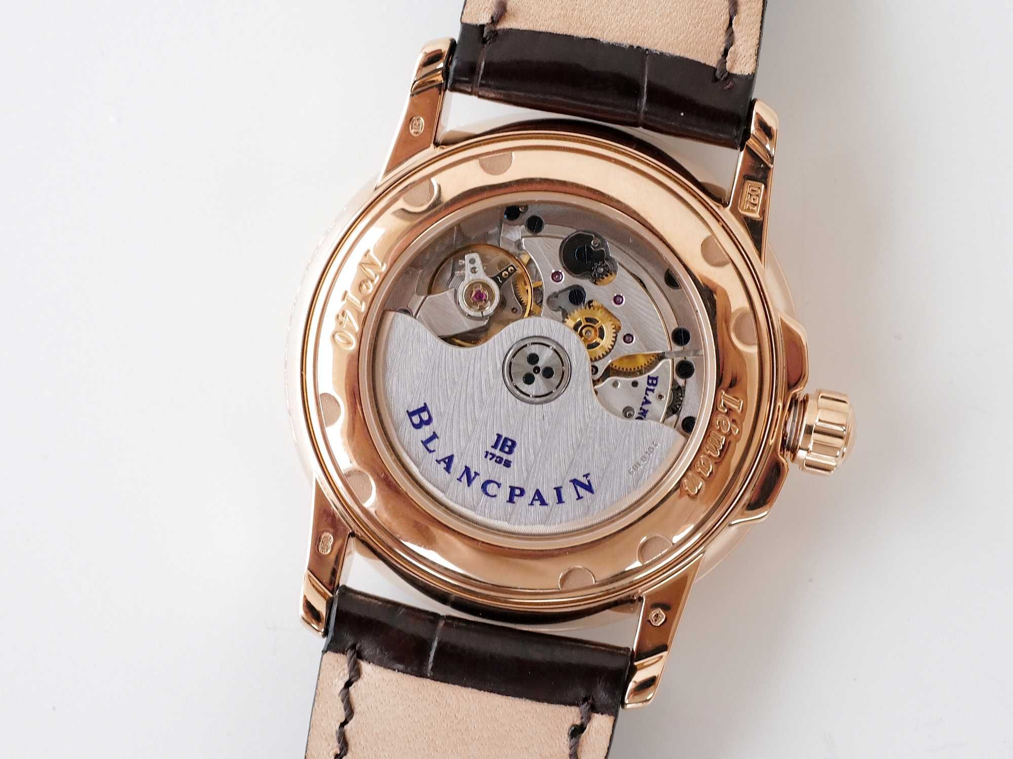 Blancpain Léman Hommes Dual Time Zone 18K Rose Gold