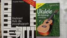 Keyboard dla początkujących, Ukulele dla kazdego szkoła gry, książki