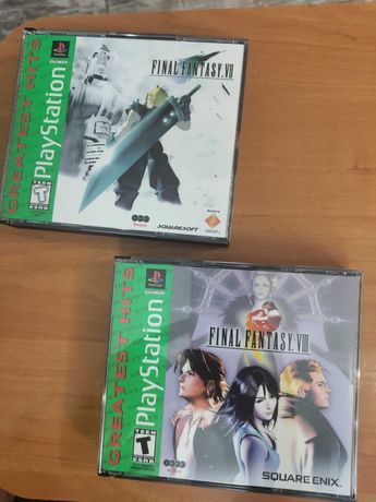 Final Fantasy VII + VIII Greatest Hits NTSC PS1 PlayStation 1 FF7 FF8