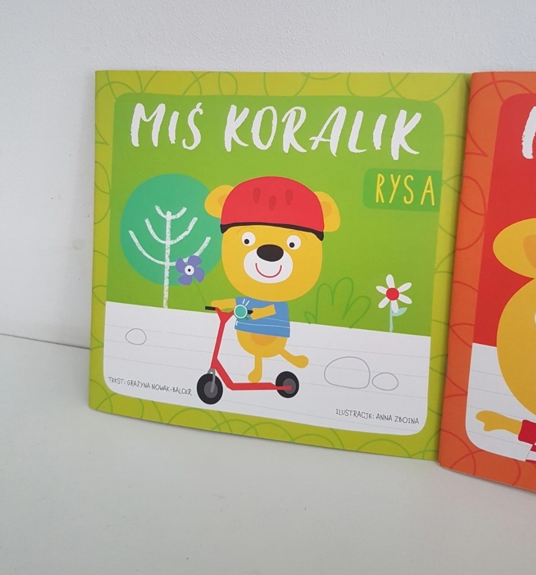 Miś Koralik 3x Książka książeczka dla dzieci