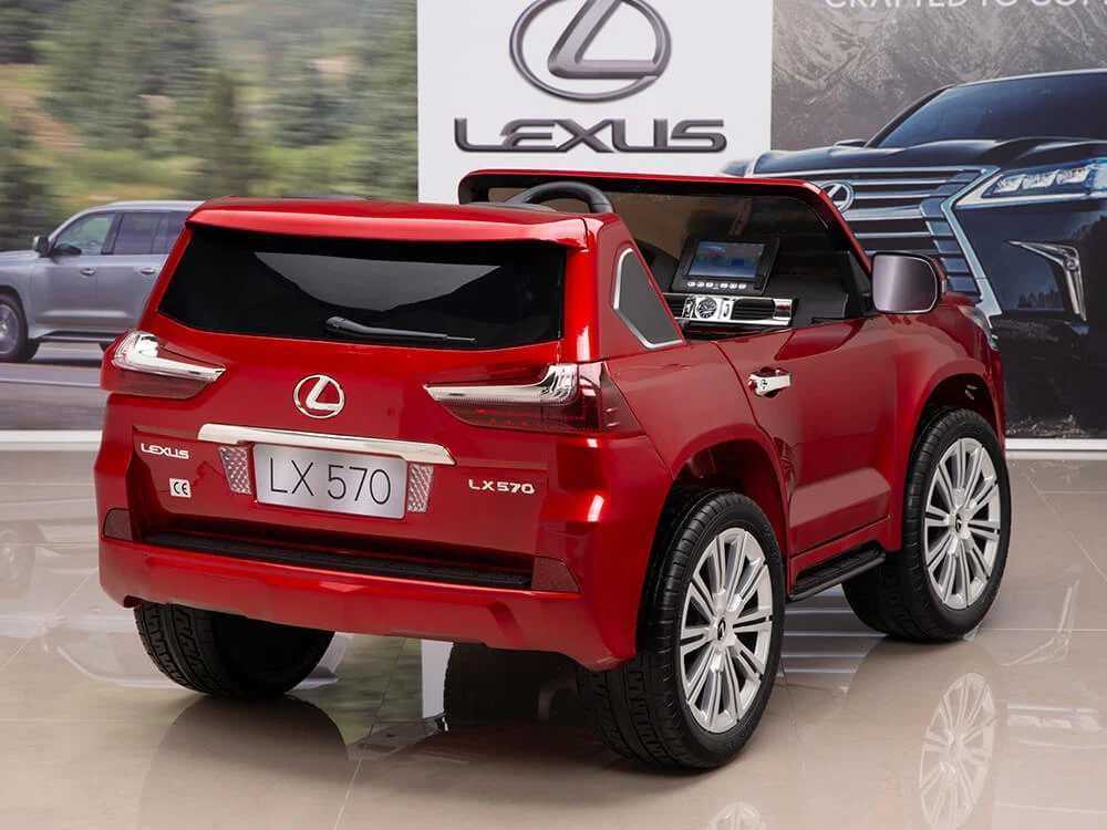 Pojazd na Akumulator LEXUS LX570 4x4 MP4 Czerwony Lakier