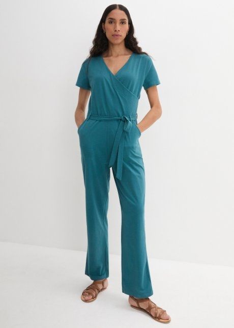 B.P.C kombinezon niebiesko-zielony dżersejowy 44/46.