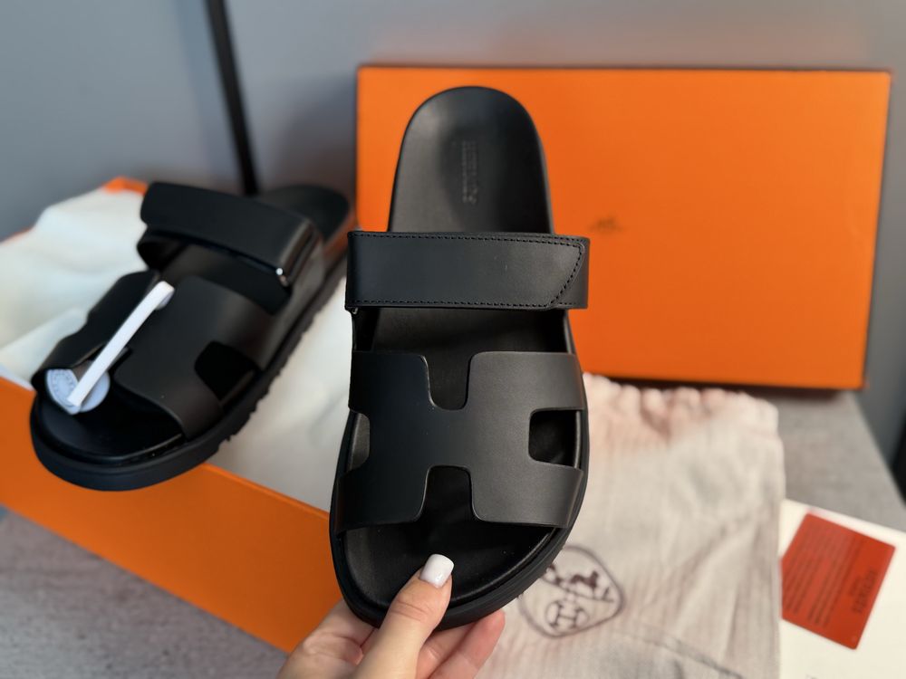 Жіночі Шльопки hermes шипри жіночі тапки ерме Chypre Sandals
