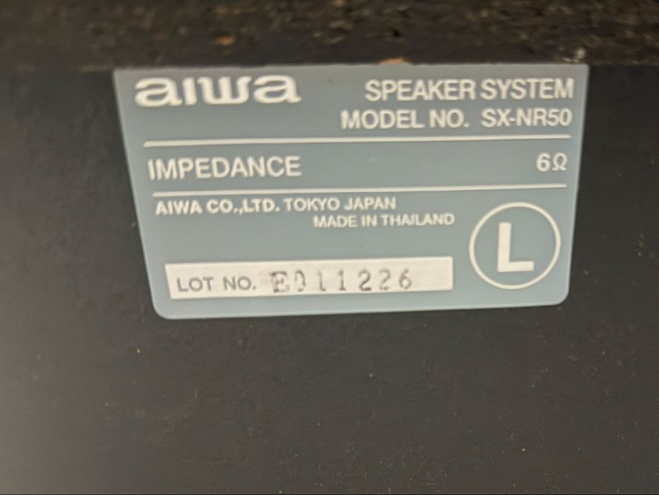 Музыкальний центр колонки aiwa усилитель сабвуфер samsung