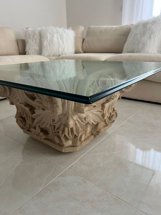 Mesa de centro trabalhada