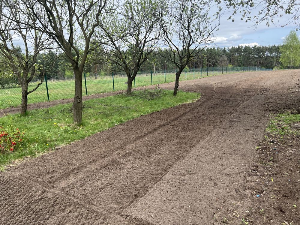 Usługi glebogryzarką separacyjną, koszenie łąk, ugorów