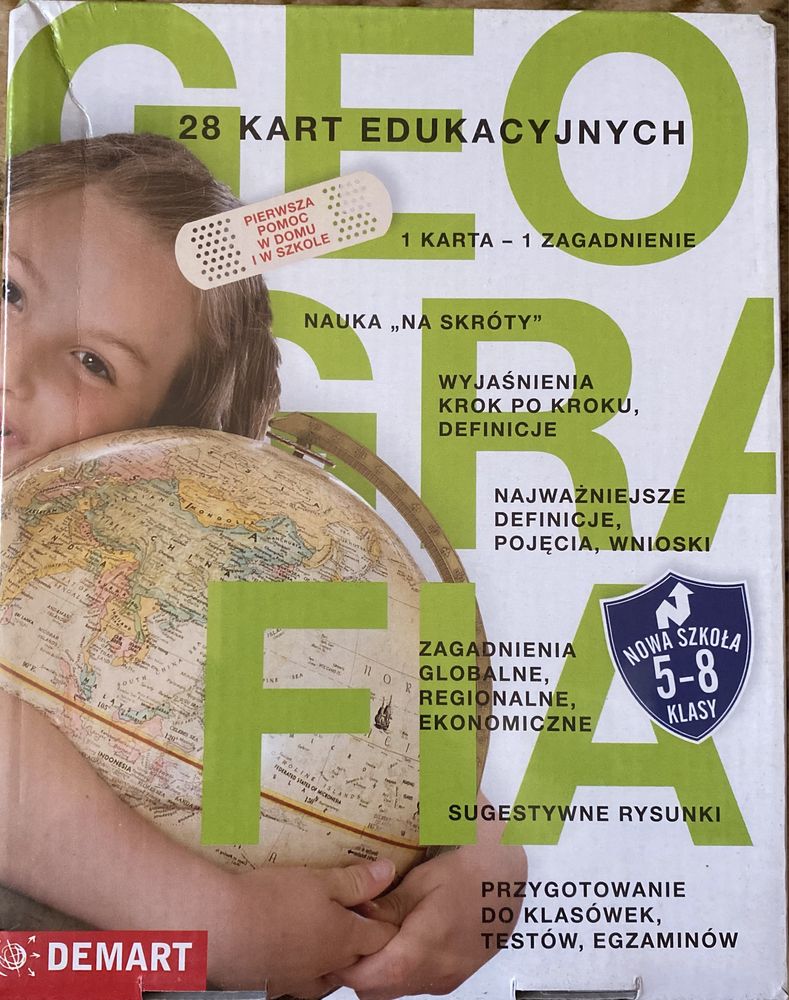 28 kart edukacyjnych, Geografia, Demart