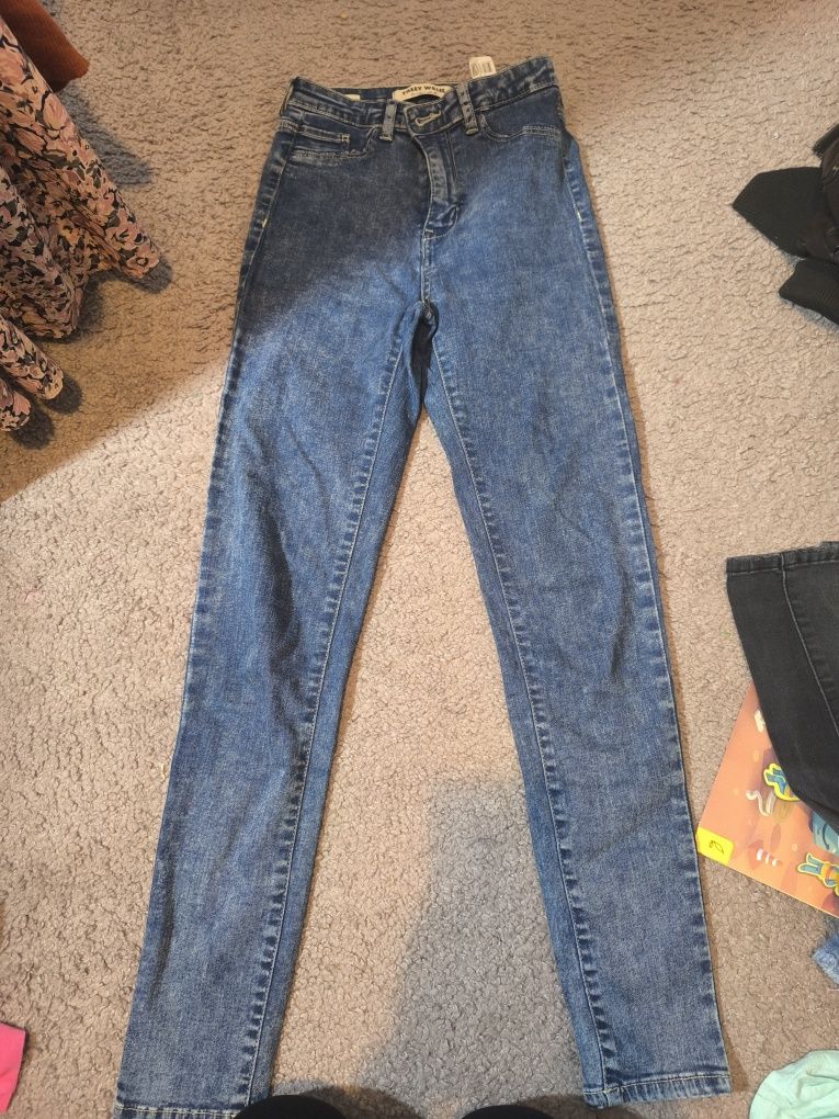 Spodnie jeansowe markowe idealny stan 34/36