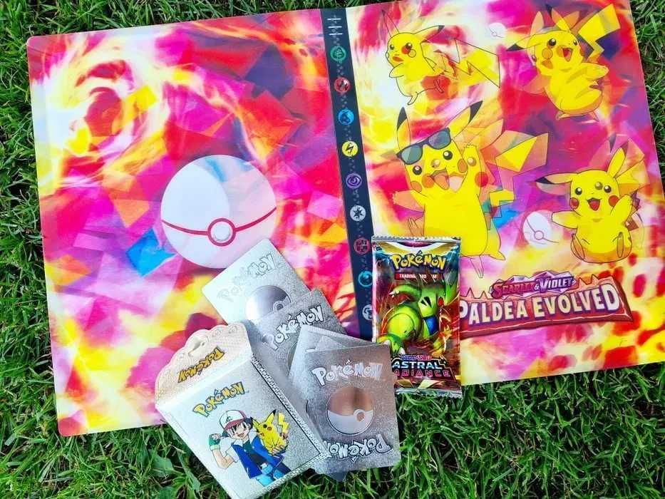 Pokemon zestaw album A4+ karty nowy dla dziecka