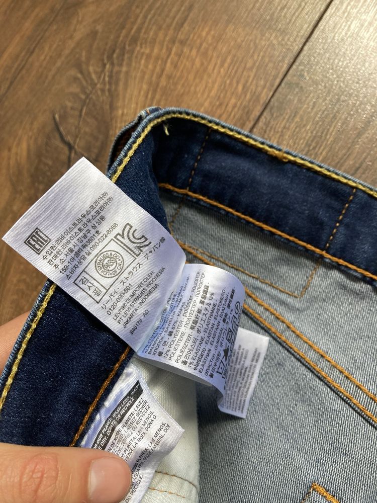 Джинси Levi’s 504 Premium Denim Jeans Blue 34x32