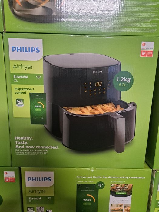 Мультипіч Аерогриль мультиварка PHILIPS HD9280/70 Essential Connected