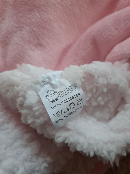 Ciepła tunika/koszula nocna z kapturem L/XL