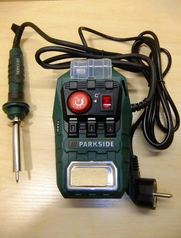Паяльник parkside pls 48 d2 паяльная станція компактна набор для пайки