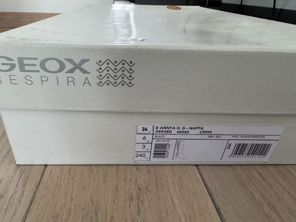 Kozaki Geox czarne r. 36