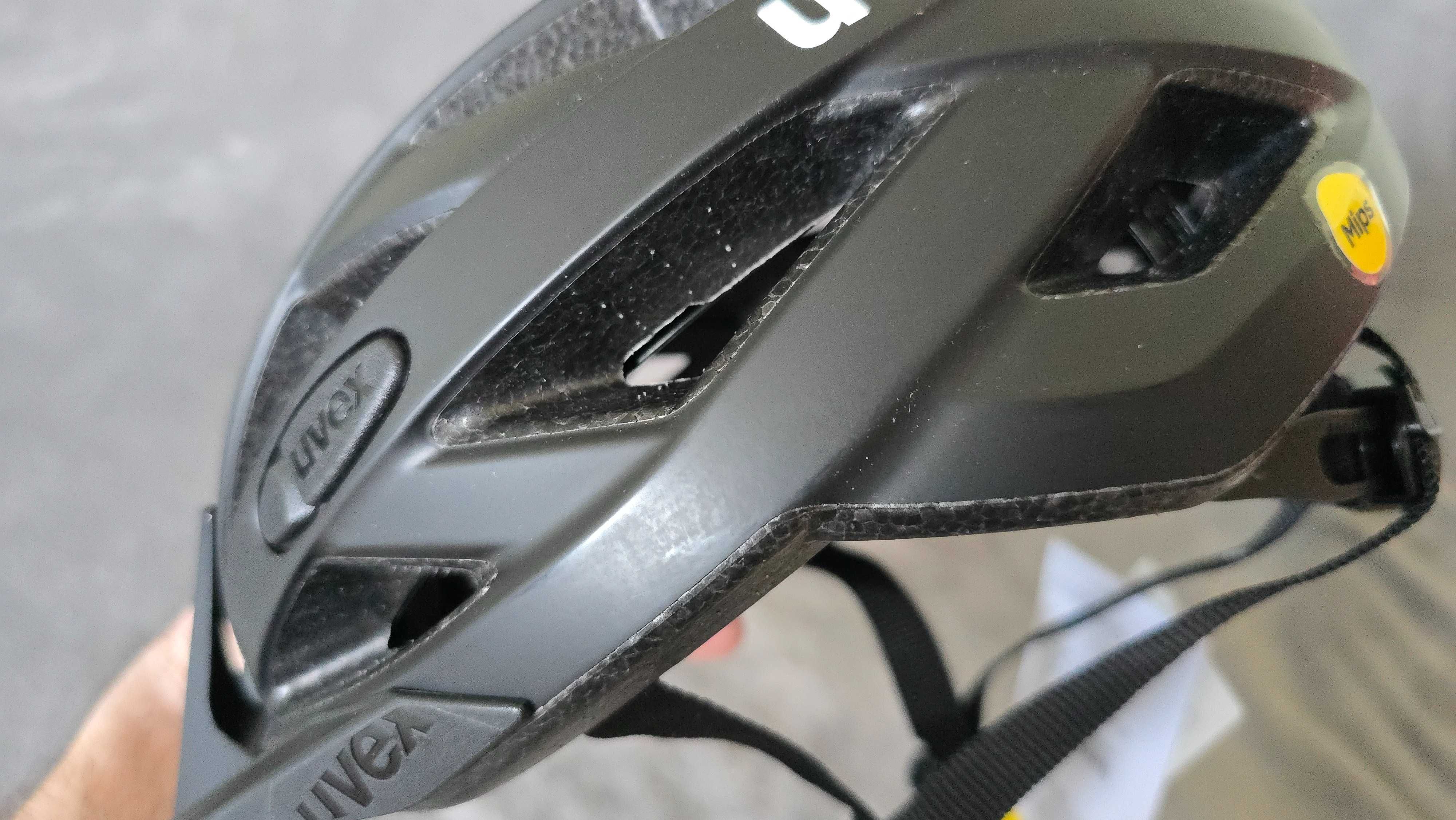 Kask mtb enduro UVEX I-VO CC MIPS czarny matt 52-57cm Ma Mikro Ryski