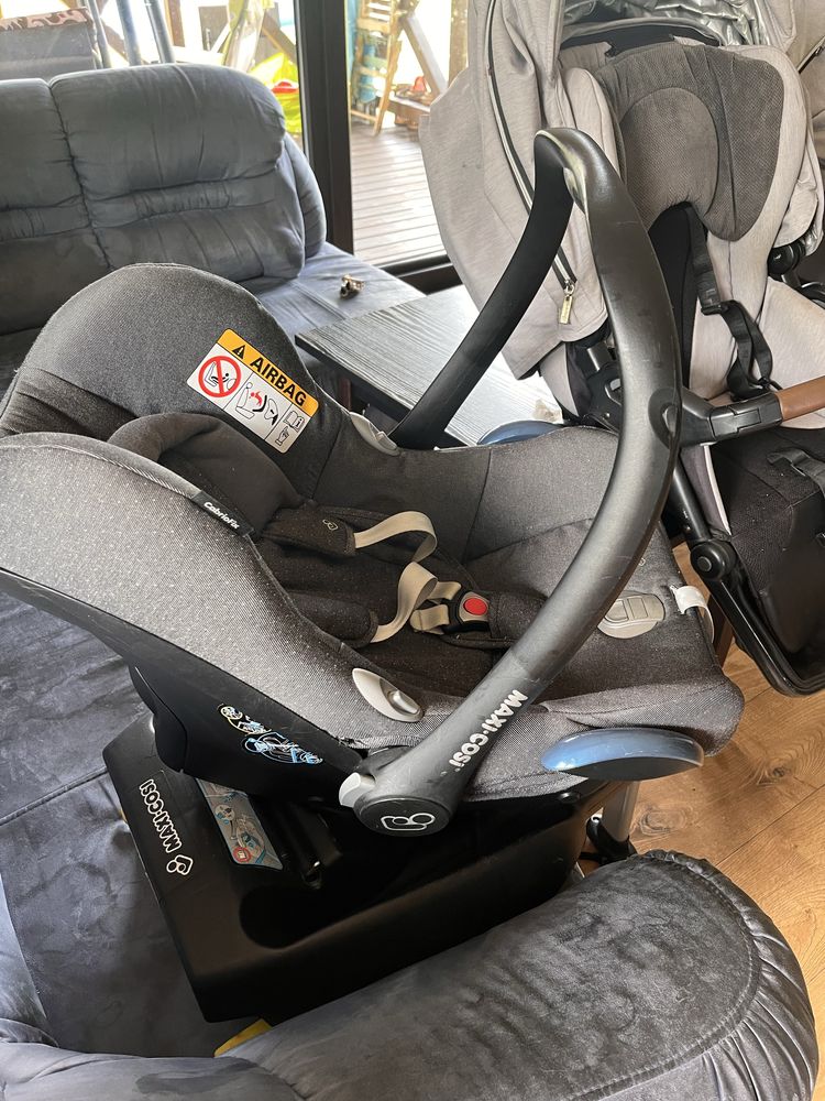 Wózek dziecięcy Espiro next 3w1 + Maxi cosi CabroFix +baza +akcesoria