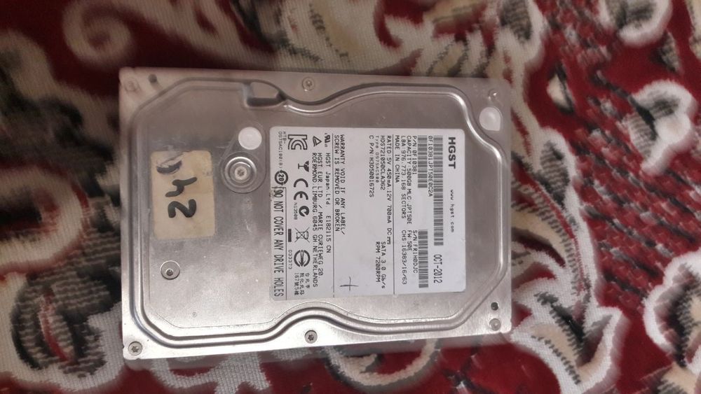 Жёсткий диск на 500 Гб для настольных компьютеров