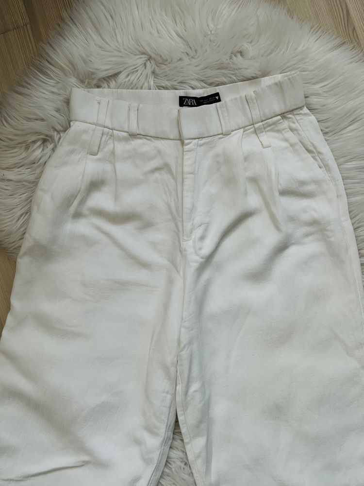 Білі штани кюлоти Zara