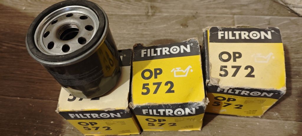 4x Filtr oleju Filtron op-572