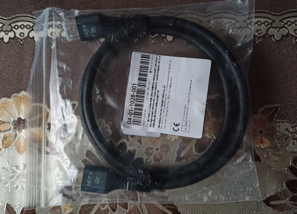 Кабель 8K HDMI 2.1 4K 120Hz 8K 60Hz 48 Гбіт/с EARC ARC HDCP