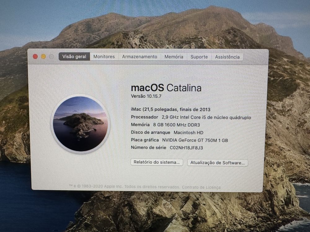 Apple IMac 21,5” Final 2013