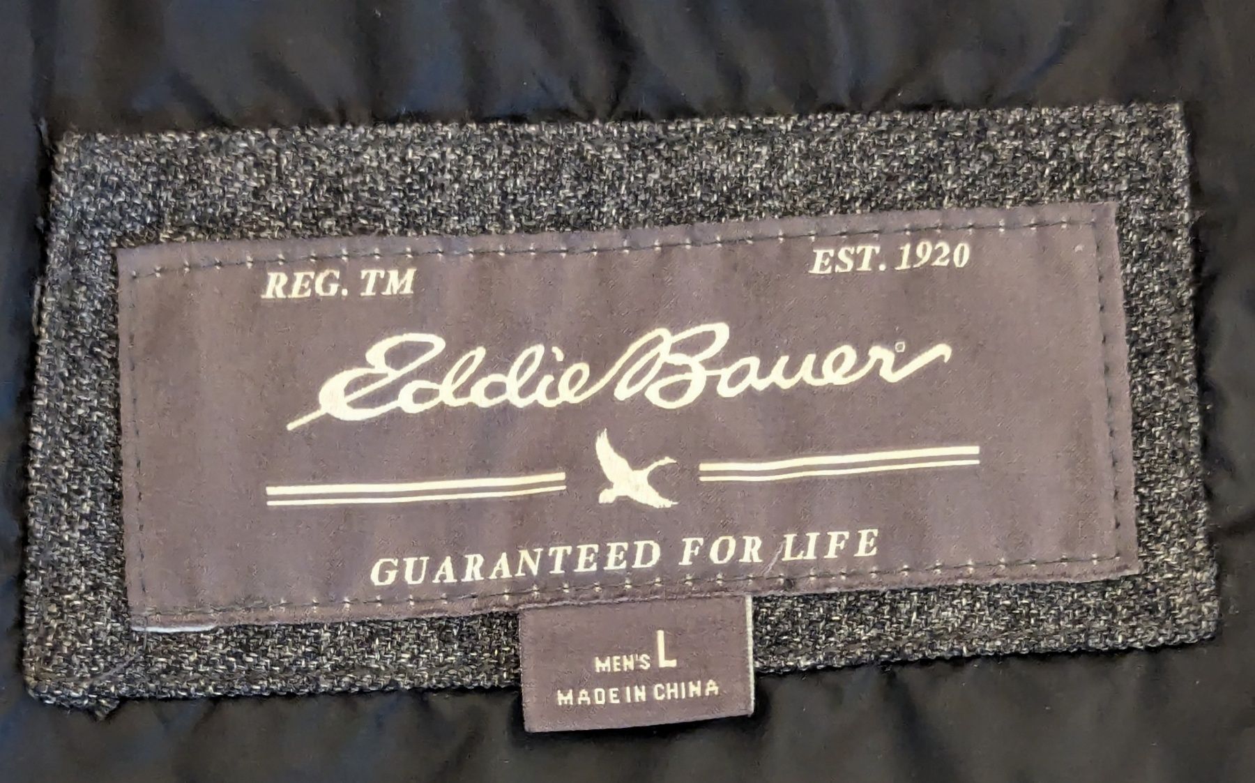 Пуховик Original Eddie Bauer usa свой L на М