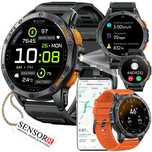 Zegarek Męski Smartwatch Z GPS Wodoodporny Rozmowy KOMPAS LATARKA PL