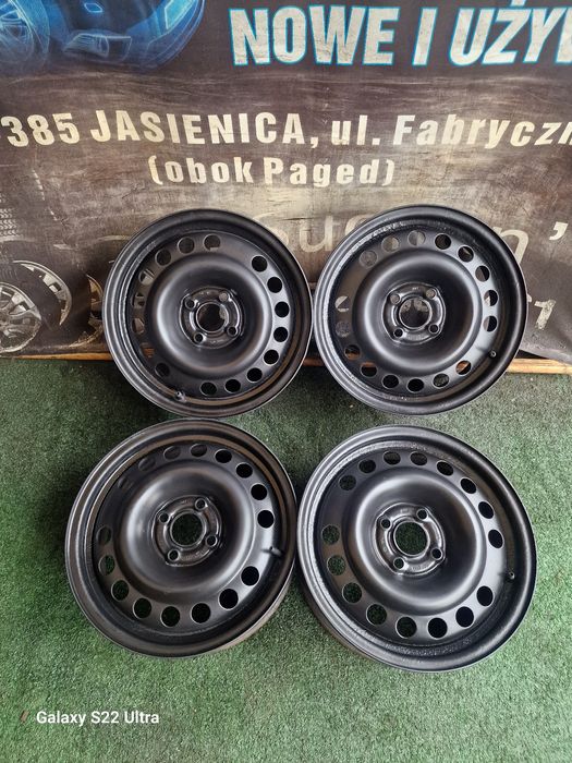 Felgi stalowe 15 4×100 Opel Corsa Astra Adam Fiat Grande Punto