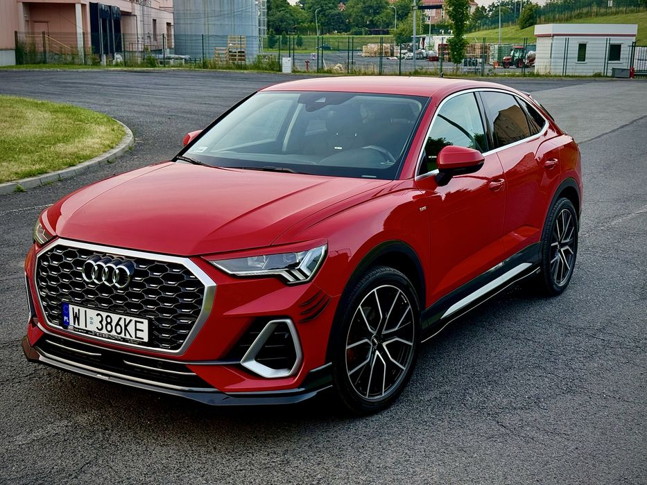 AUDI Q3 SPORTBACK S-Line 2020 UNIKAT! Tango Red + Pakiet Maxton!!!