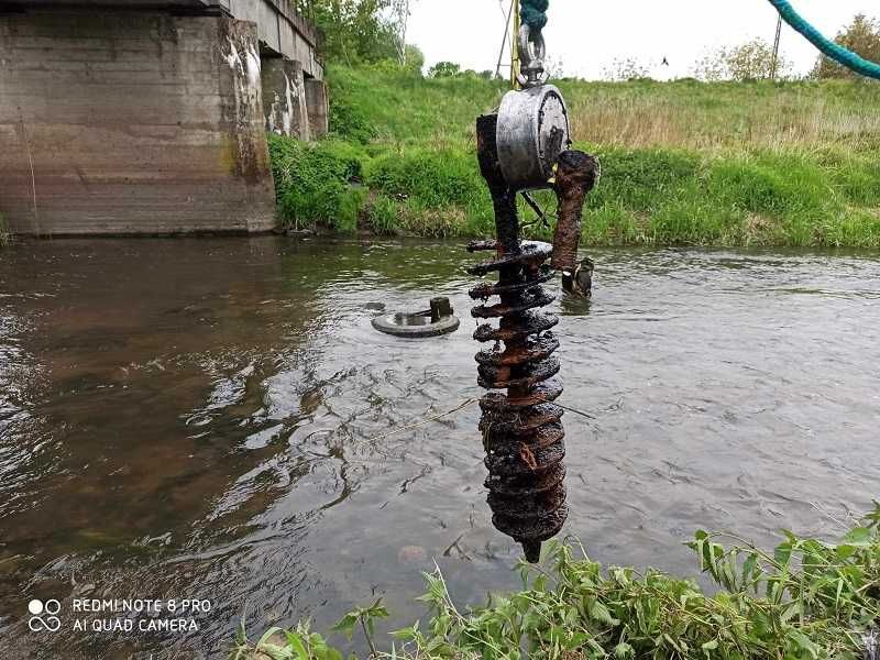 Magnes neodymowy do poszukiwań z wody złomu F200 2x290kg Magtom