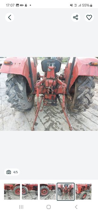 International case ihc mackormik 654 4cyl tłumnik