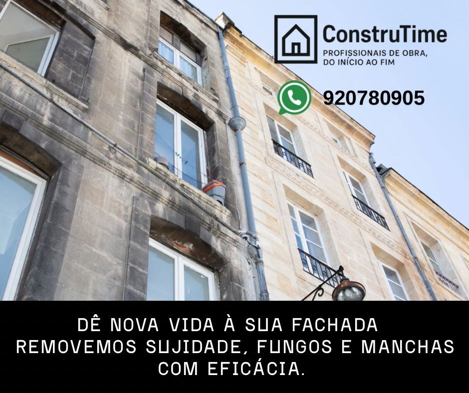 Limpeza de Telhados - Fachadas - Muros