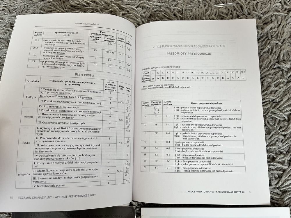 repetytorium testy przyroda język polski gimnazjum 8klasa