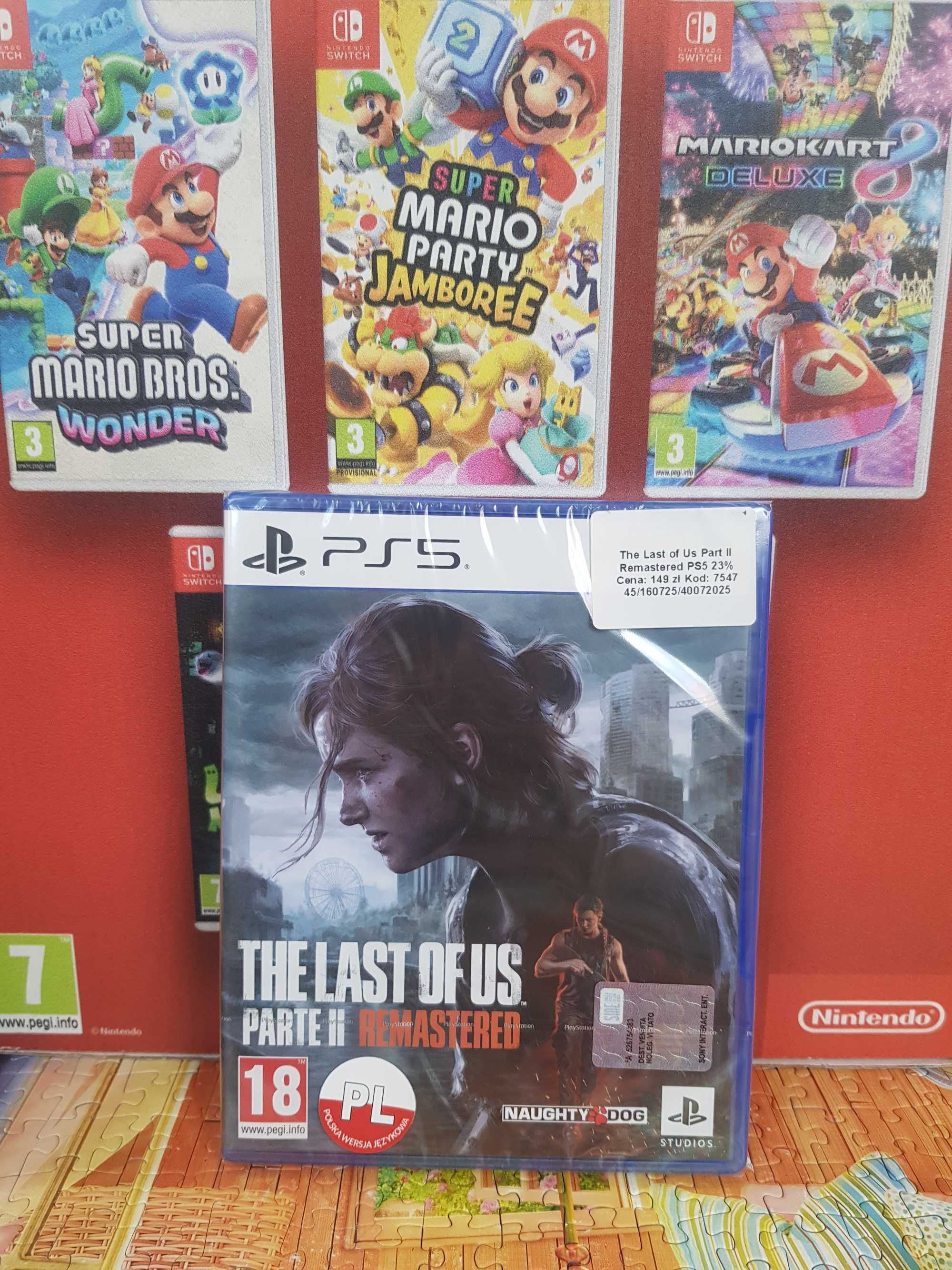 The Last Of Us Part II Remastered PS5 (Nowa) Sklep Iława