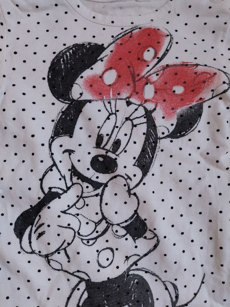 Body długi rękaw myszka minnie