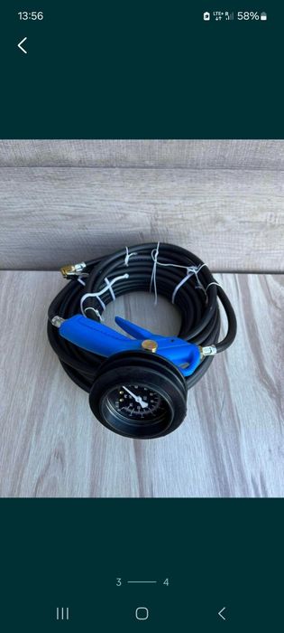 Sprzedam wąż z nanometrem i pistoletem do papowania kół