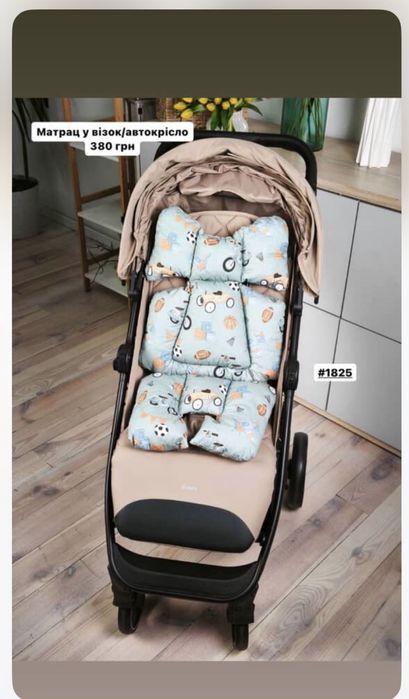 Матрас у візок, стільчик для годування. Б/у