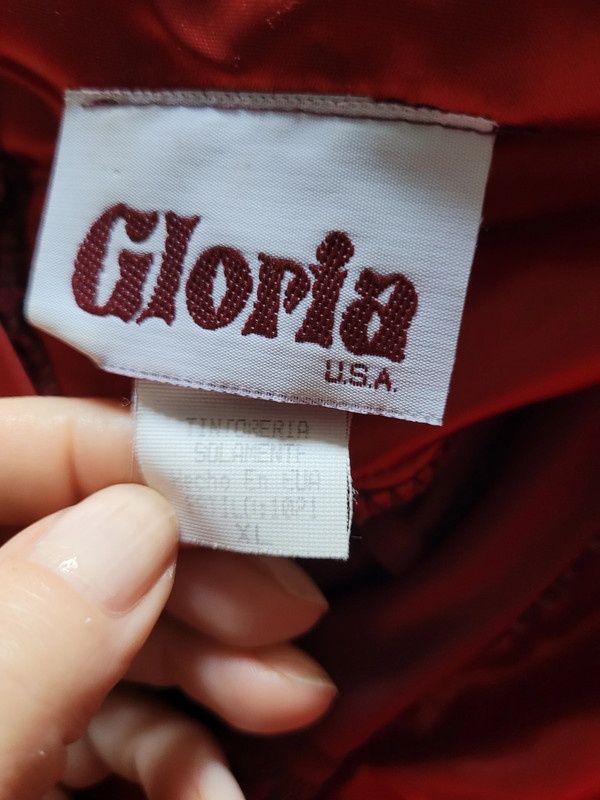 Suknia wieczorowa XL/L Gloria aksamit bordo sukienka