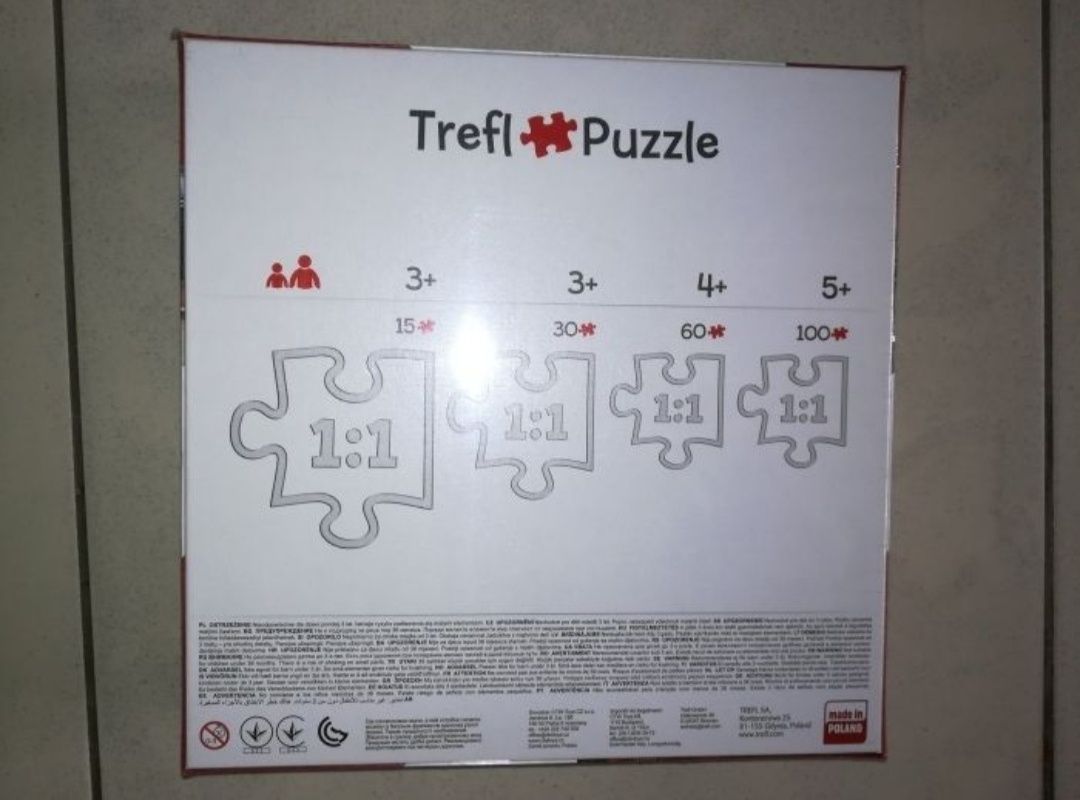 Puzzle Auta 4w1 NOWE