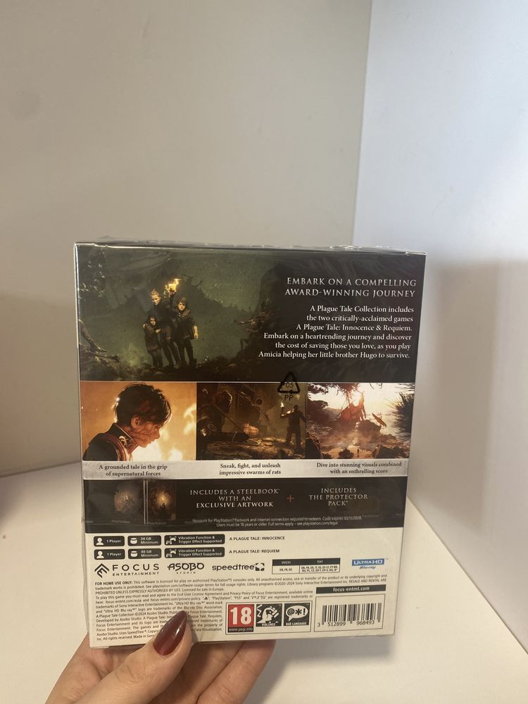 Gra a plague tale collection na ps5 NOWA