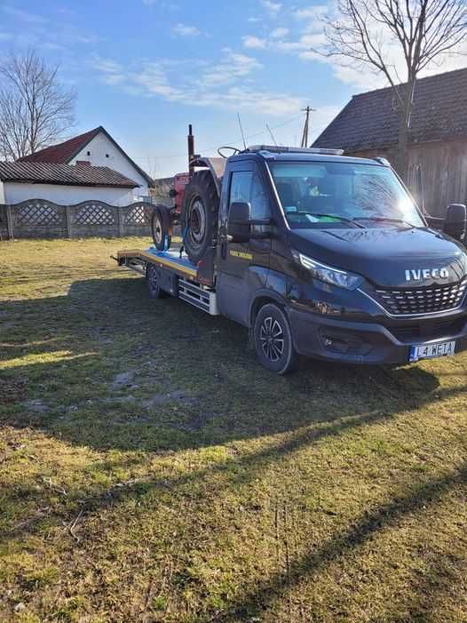 Pomoc Drogowa PARCZEW holowanie transport maszyn LAWETA