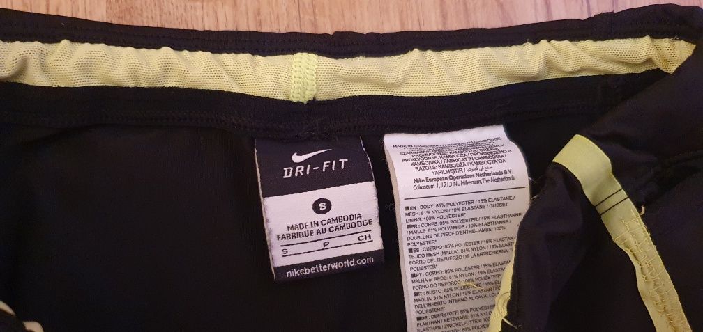 NIKE RUNNING rozmiar S długie legginsy spodnie getry fitness bieg