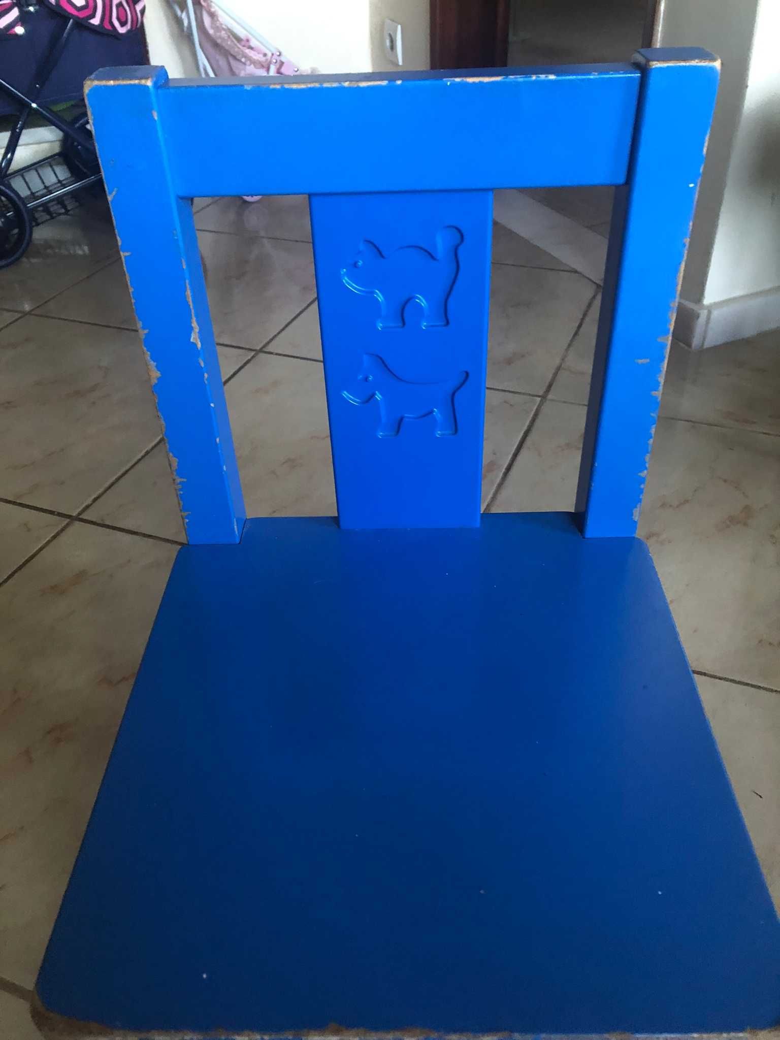 vendo cadeira criança IKEA Kritter - azul