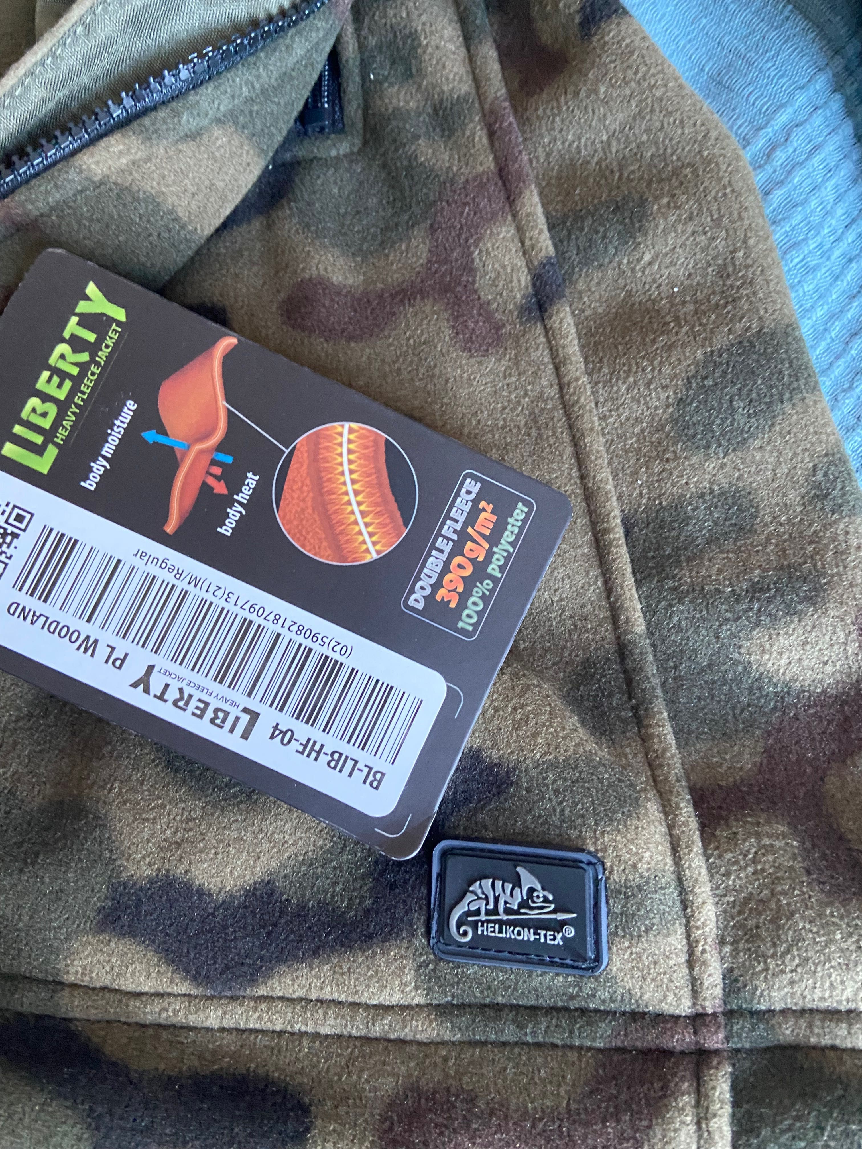Polar Helikon Liberty Heavy Fleece Jacket - PL Woodland / wz.93 roz. M